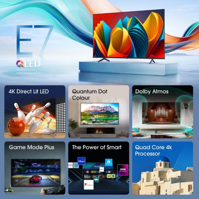 HISENSE 75 inča 75E7NQ QLED 4K UHD Smart TV