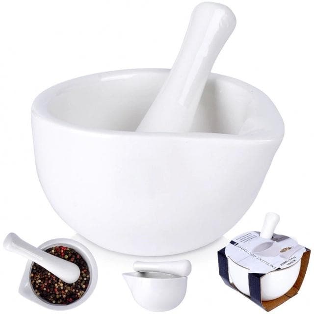 Porcelanski avan sa tučkom Vilde 259319 11x10x6cm