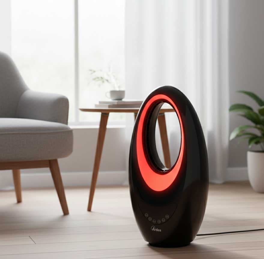 Grejalica sa LED svetlom i daljinskim 2kW Ardes Sauron AR4BL1