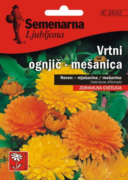 Seme za cveće 5 kesica Neven - mešavina - Calendula officinalis 2632