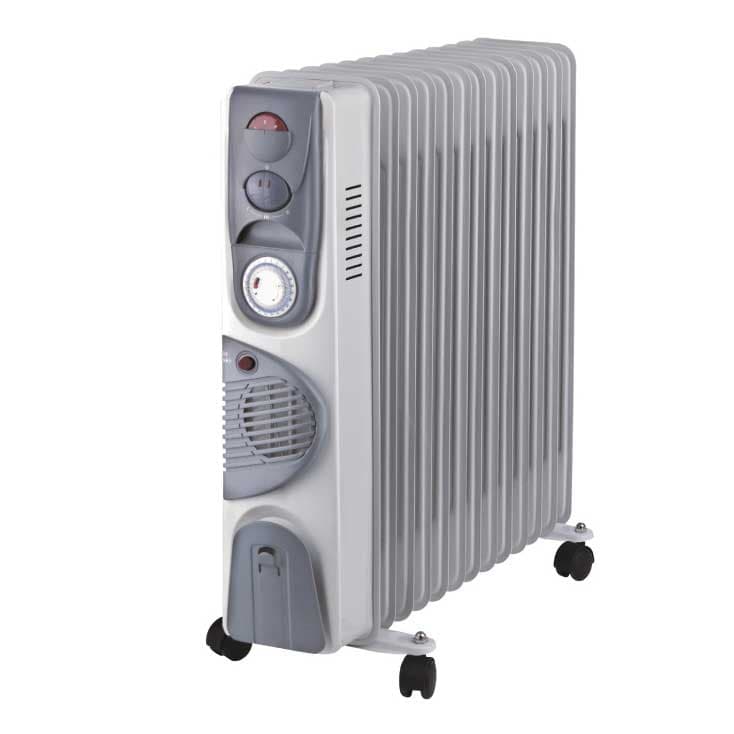 Uljani radijator sa ventilatorom i 13 rebara 2900W Prosto UR-B22FT-13E