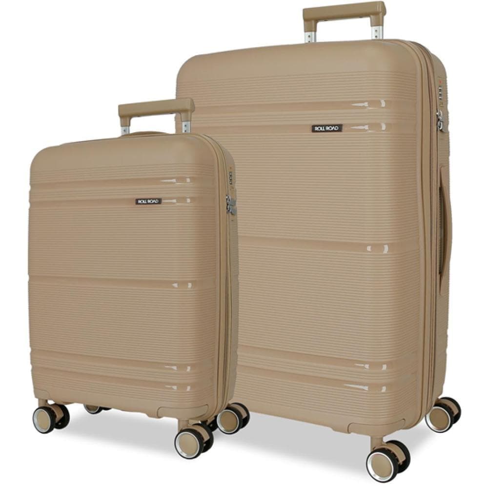 Komplet PP proširivih kofera 68cm i 55cm Roll Road Universe beige 54795