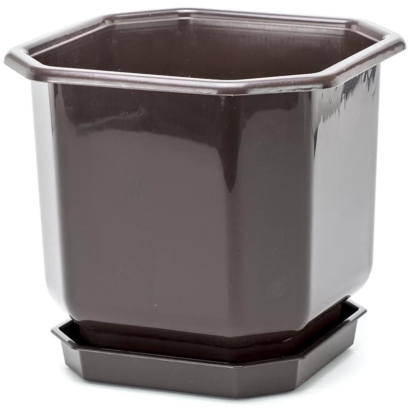 Četvrtasta saksija Braon 28x28cm