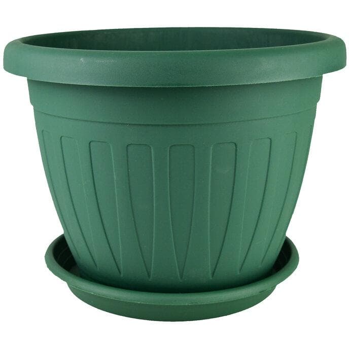Saksija ca cveće Mediteran Zelena Prečnik 45cm