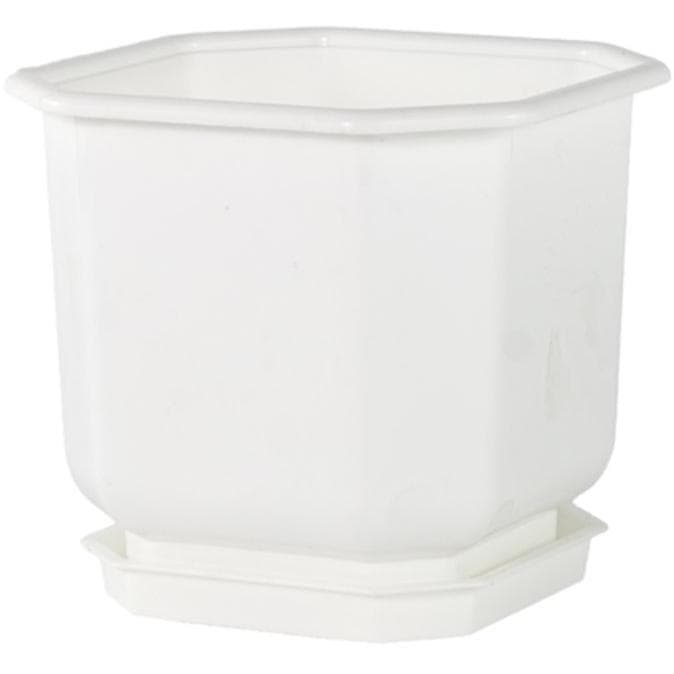 Kvadratna saksija Bela 20x20cm