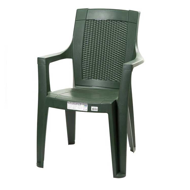 Baštenska stolica PVC Classic Ratan Zelena