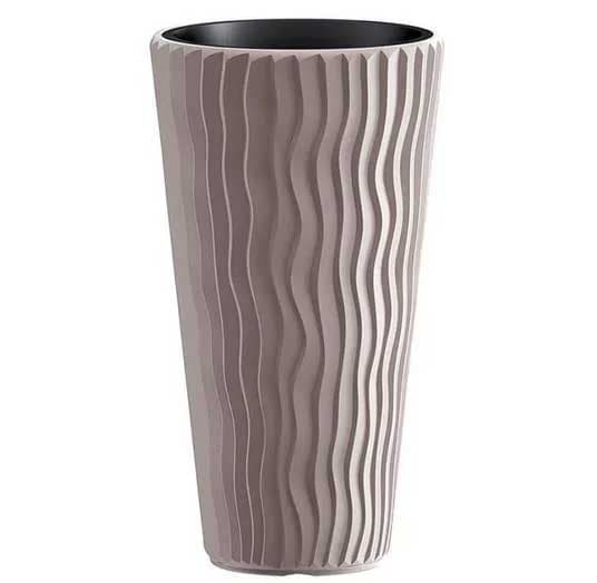 Visoka saksija sa uloškom 35x60 Cappuccino