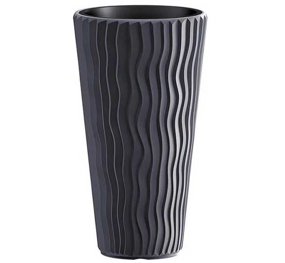 Visoka saksija sa uloškom 30x50cm Antracit