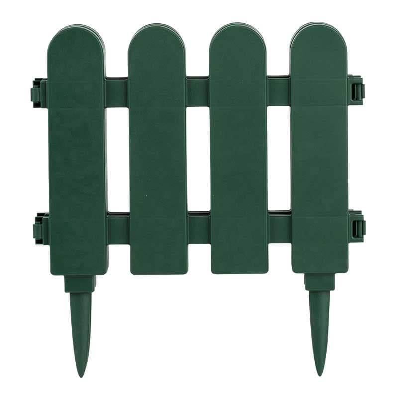 Dekorativna baštenska ogradica 1.5m V28cm Zelena