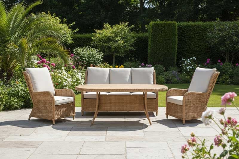 Ratan baštenska garnitura Palmera