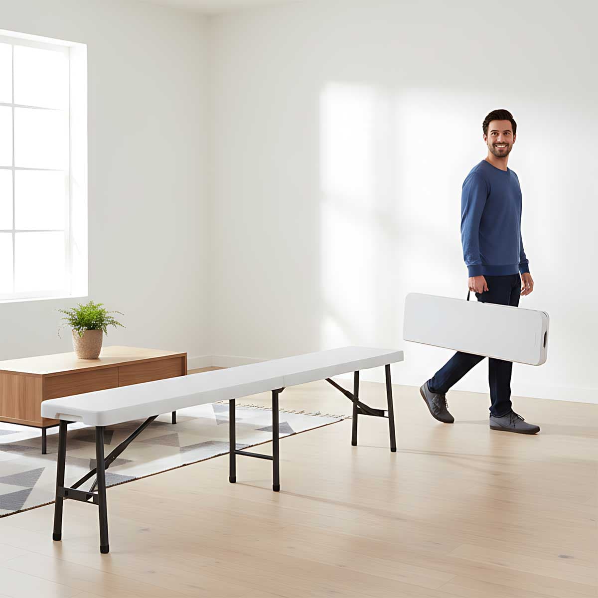 Sklopiva Klupa Za Spoljnu i Unutrašnju upotrebu