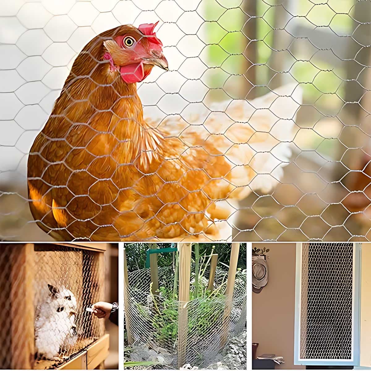 Heksagonalno pletivo za ograđivanje pocinkovano Rolna 25 x 1 m