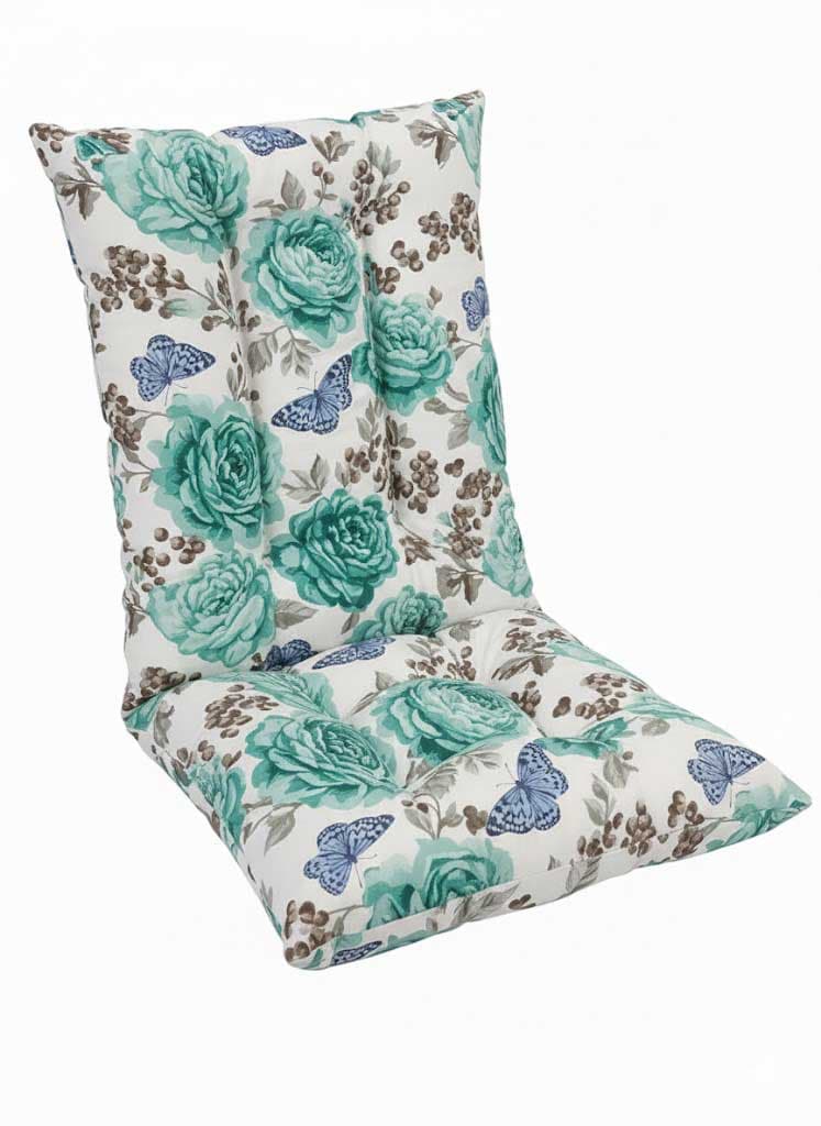 Jastuk Za Stolicu Sa Naslonom 1 kom. 45x90 cm BLUE ROSES