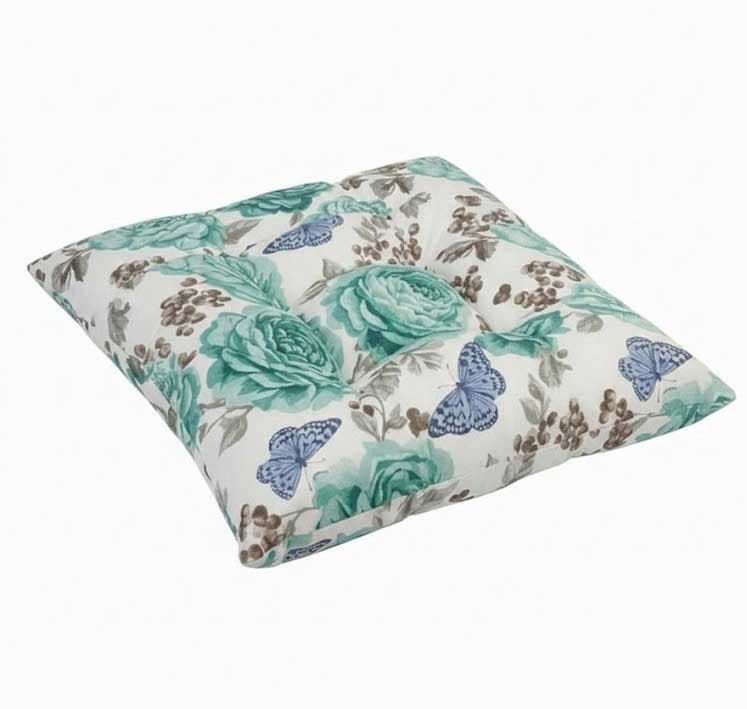 Jastuk Za Stolicu - Sedalica 1 kom. 40x40 cm BLUE ROSES