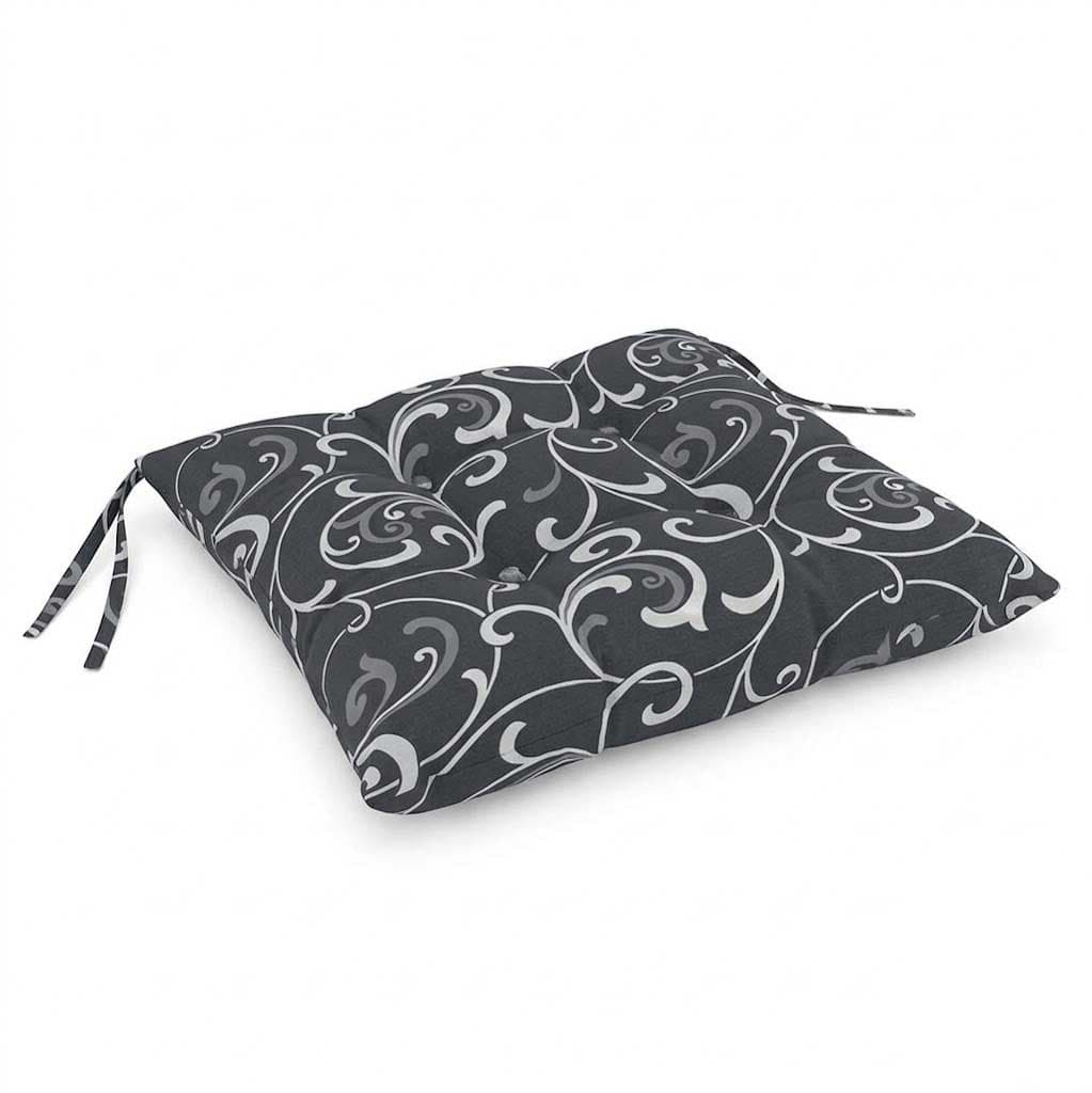 Jastuk Za Stolicu - Sedalica 1 kom. 50x50 cm BLACK ORNAMENT