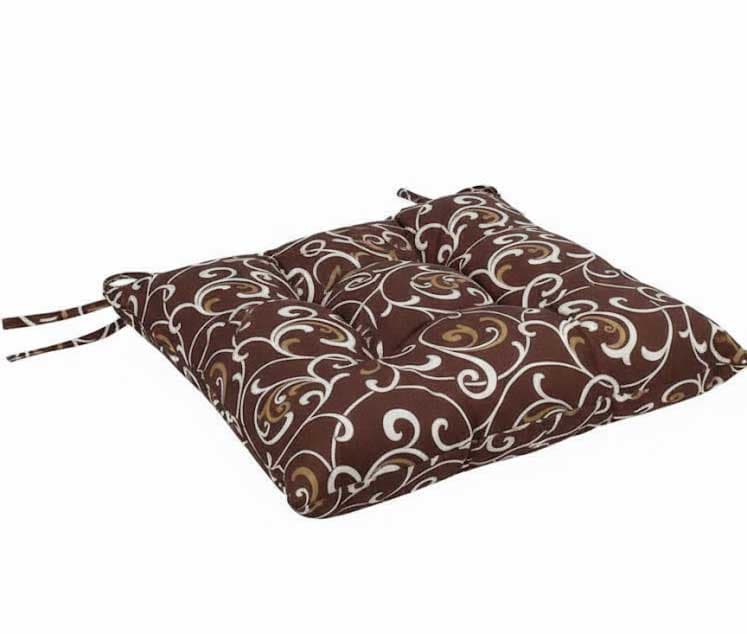 Jastuk Za Stolicu - Sedalica 1 kom. 60x60 cm BROWN ORNAMENT