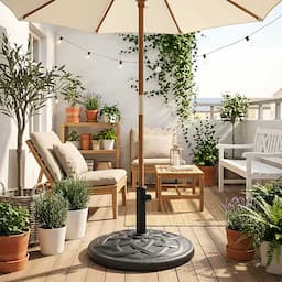 Postolje Za Suncobran mase 19 kg - Otvor od 40 do 52 mm