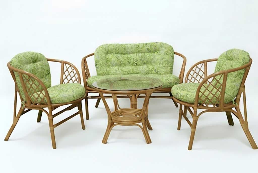 Jastuci za bambus ratan garnituru Bahama FRESH GREEN