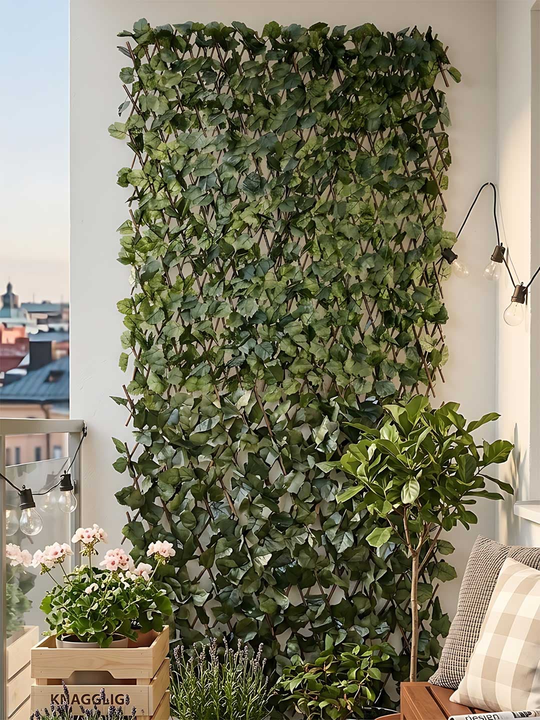 Veštački Bršljen 1 x 2 m Na Harmonika Konstrukciji