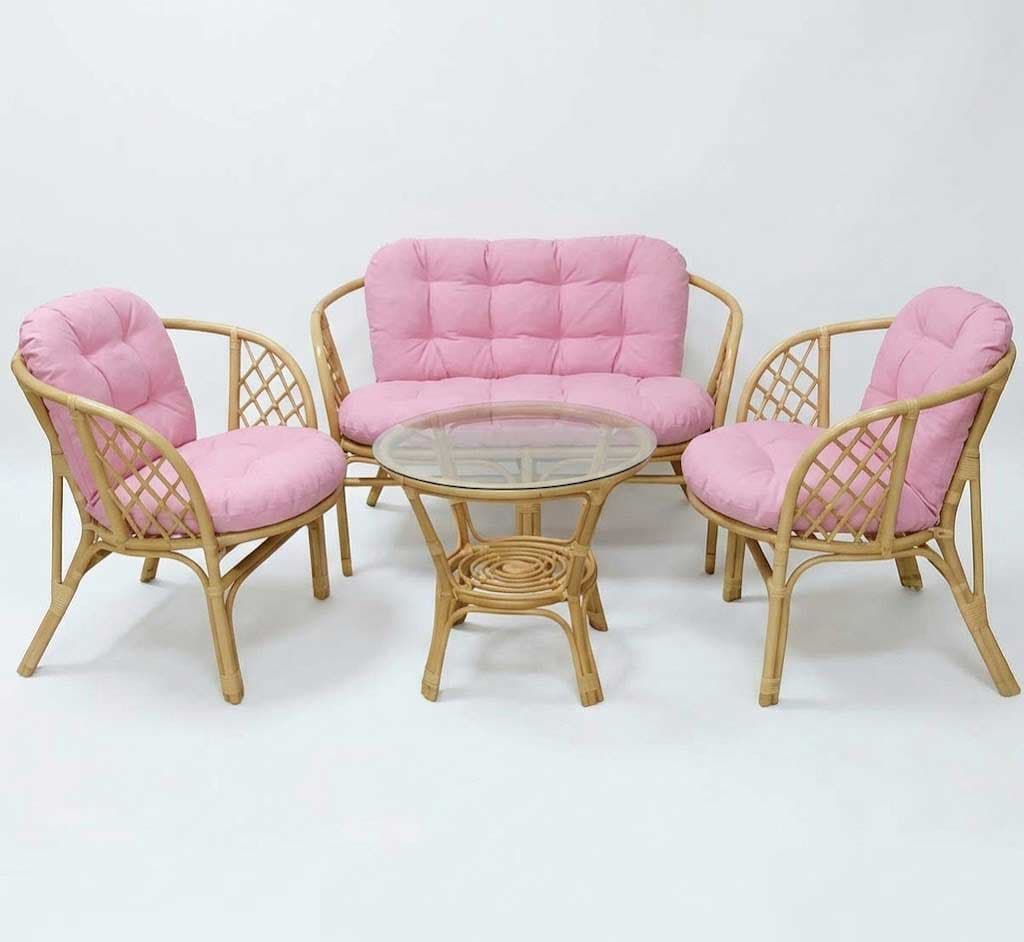 Jastuci za bambus ratan garnituru Bahama BLUSH