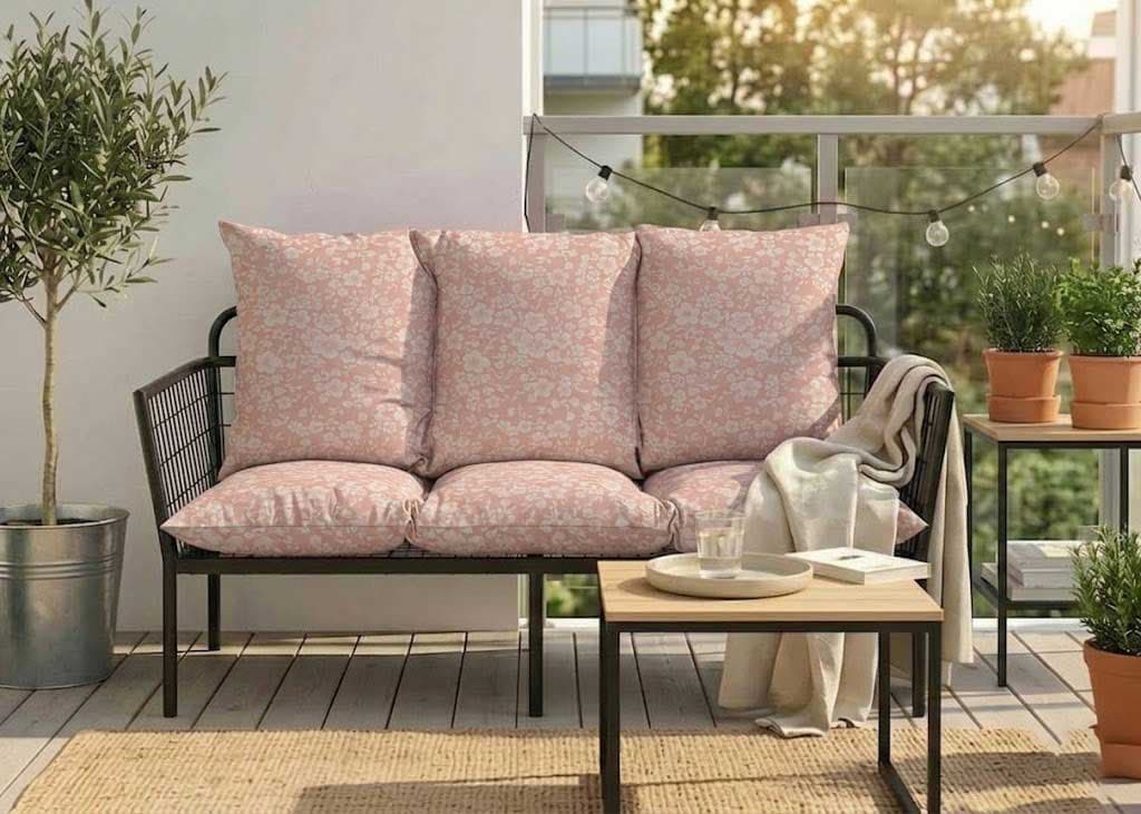 Jastuk Za BaštenskI Dvosed 100x50x50 cm LITTLE FLOWERS