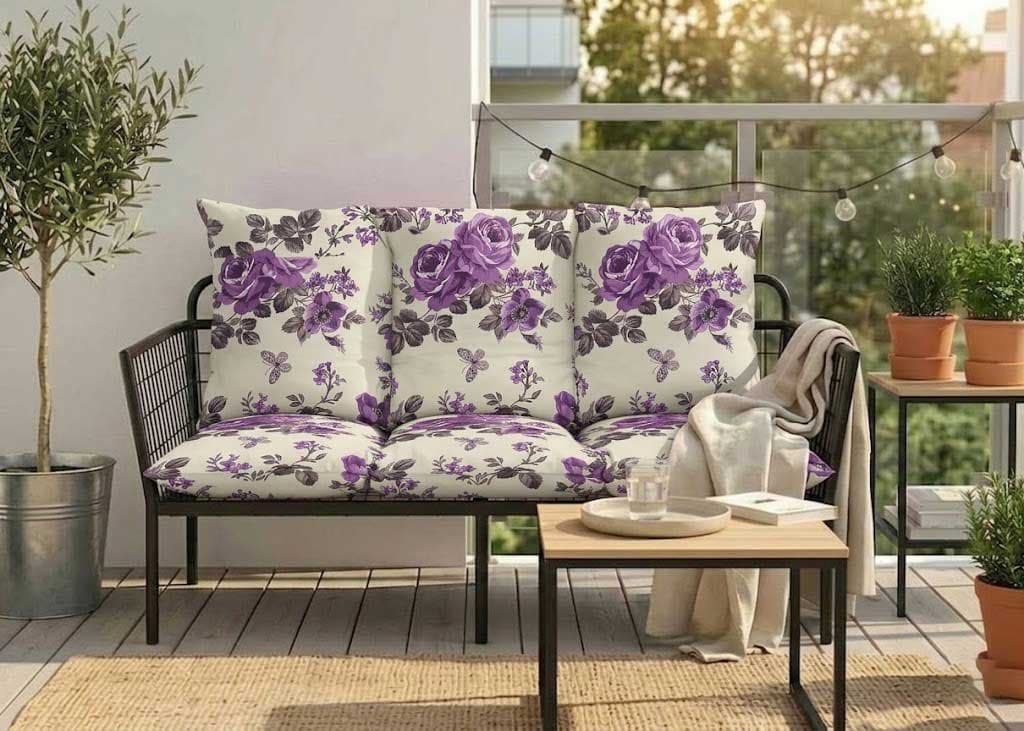 Jastuk Za BaštenskI Dvosed 100x50x50 cm VIOLET GARDEN