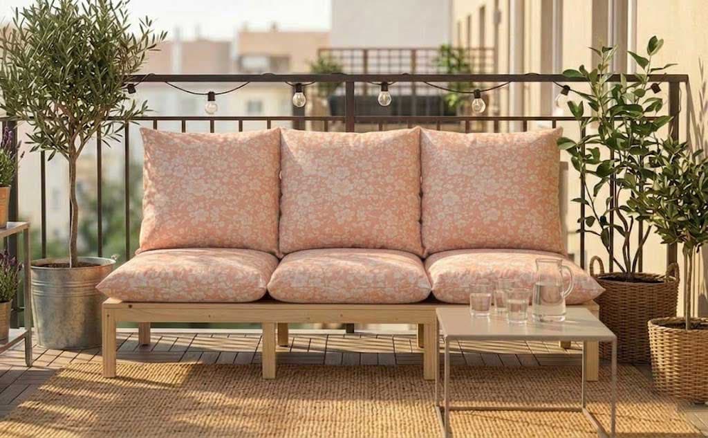 Jastuk Za BaštenskI Dvosed 120x50x50 cm LITTLE FLOWERS