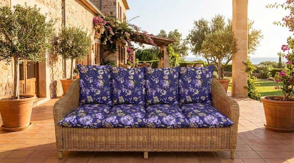 Jastuk Za BaštenskI Trosed 150x50x50 cm VIOLET RETRO