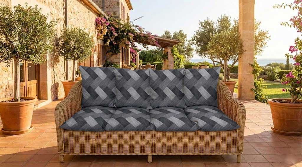 Jastuk Za BaštenskI Trosed 150x50x50 cm TRICOT-BL