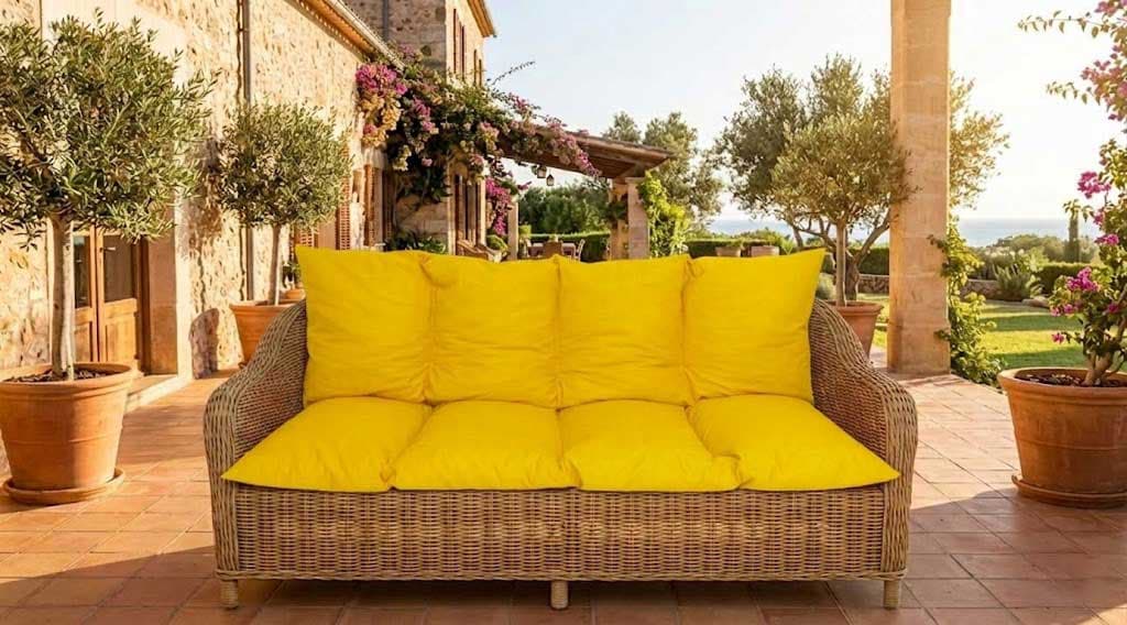 Jastuk Za BaštenskI Trosed 150x50x50 cm YELLOW