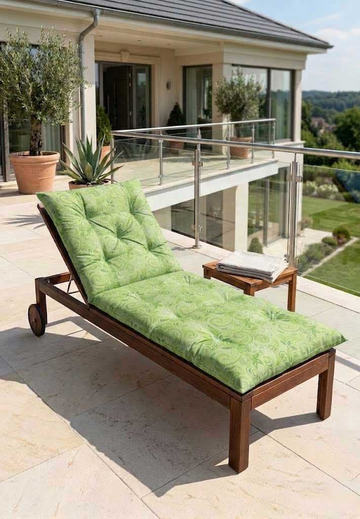 Jastuk Za Baštensku Ležaljku 200x70cm FRESH GREEN