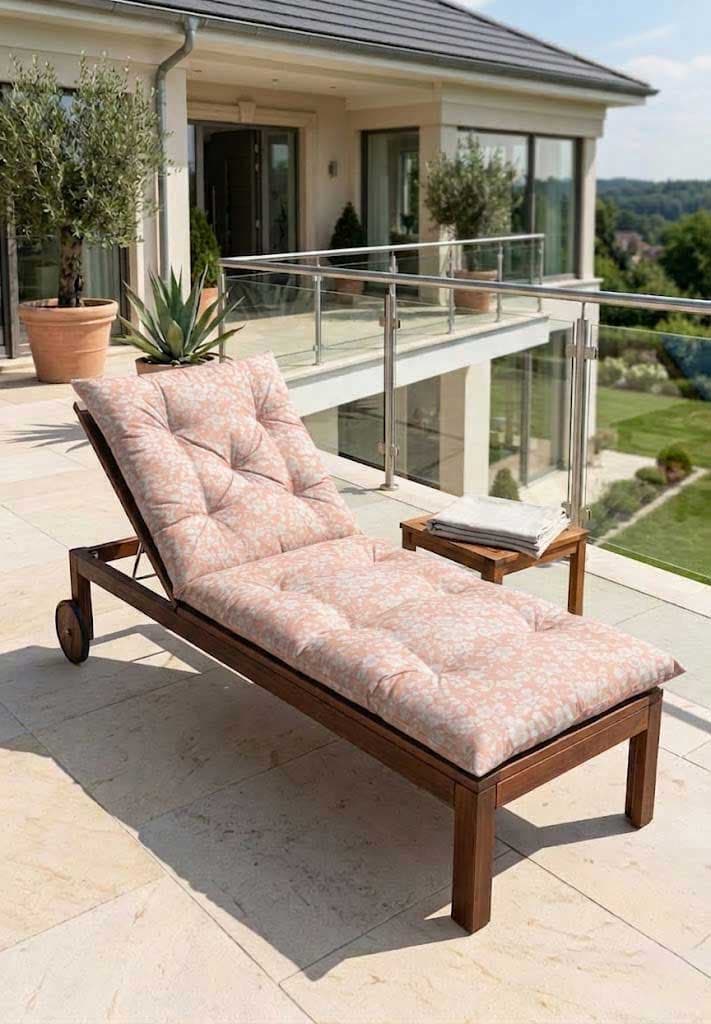 Jastuk Za Baštensku Ležaljku 200x70cm LITTLE FLOWERS