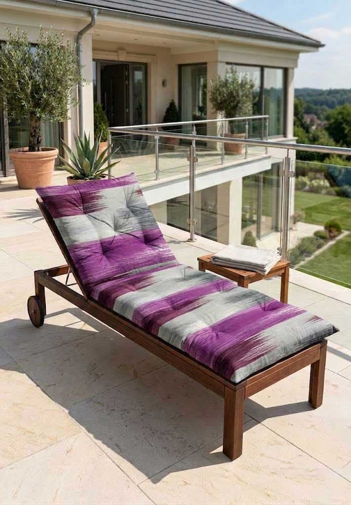 Jastuk Za Baštensku Ležaljku 200x70cm PINK BRUSH