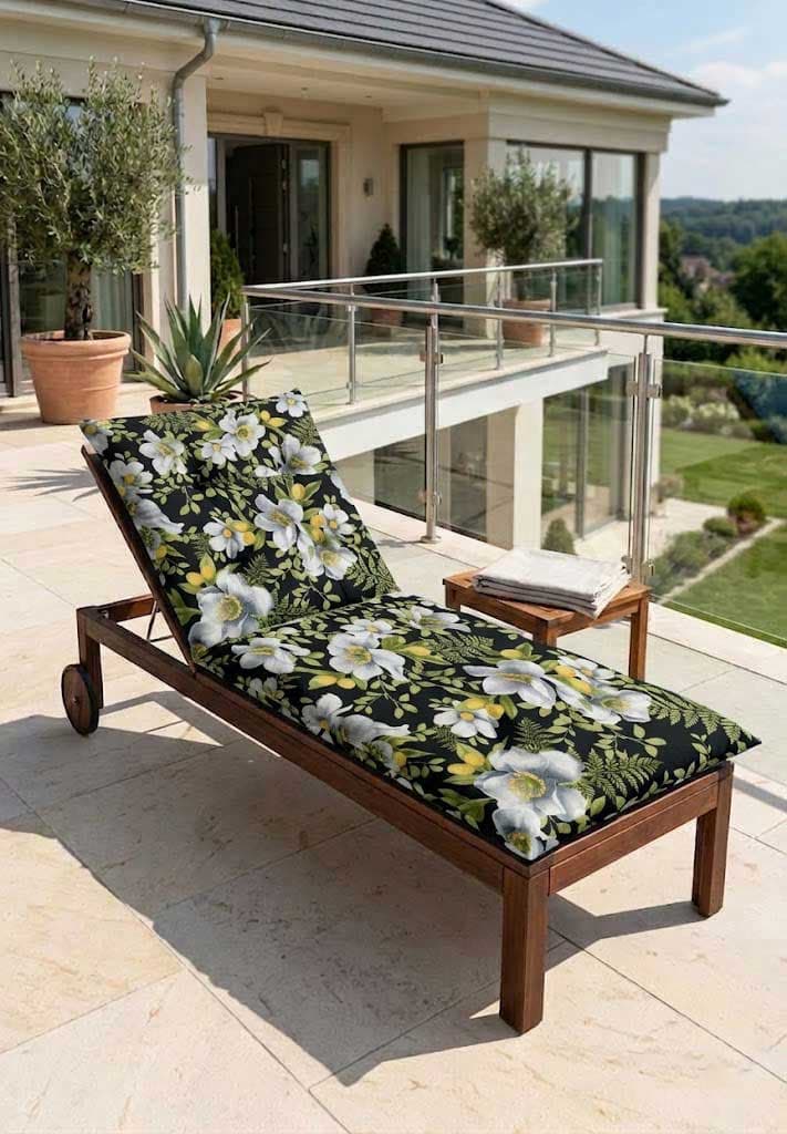 Jastuk Za Baštensku Ležaljku 200x70cm WHITE NIGHT