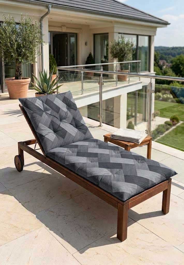 Jastuk Za Baštensku Ležaljku 200x70cm TRICOT-BL