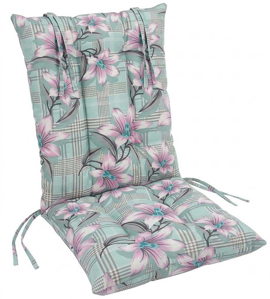 Jastuk Za Stolicu Sa Naslonom 1 kom. 40x80 cm LILIES