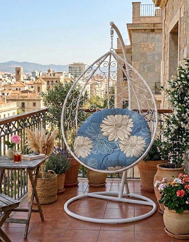 Jastuk 140cm Za Gnezdo Baštensku Ljuljašku BIG FLOWERS