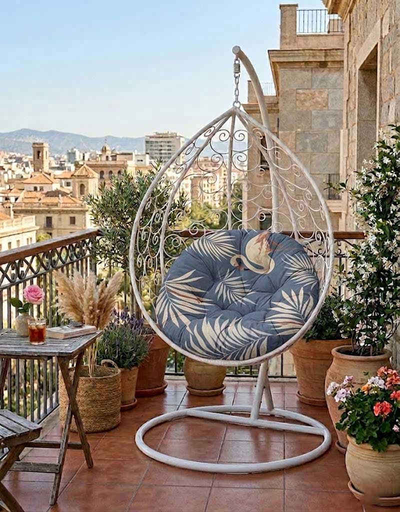 Jastuk 120cm Za Gnezdo Baštensku Ljuljašku FLAMINGO-B