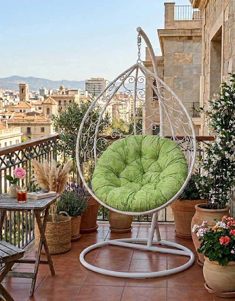 Jastuk 140cm Za Gnezdo Baštensku Ljuljašku FRESH GREEN