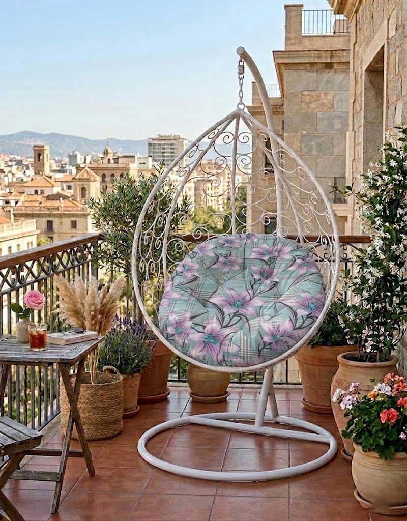 Jastuk 140cm Za Gnezdo Baštensku Ljuljašku LILIES