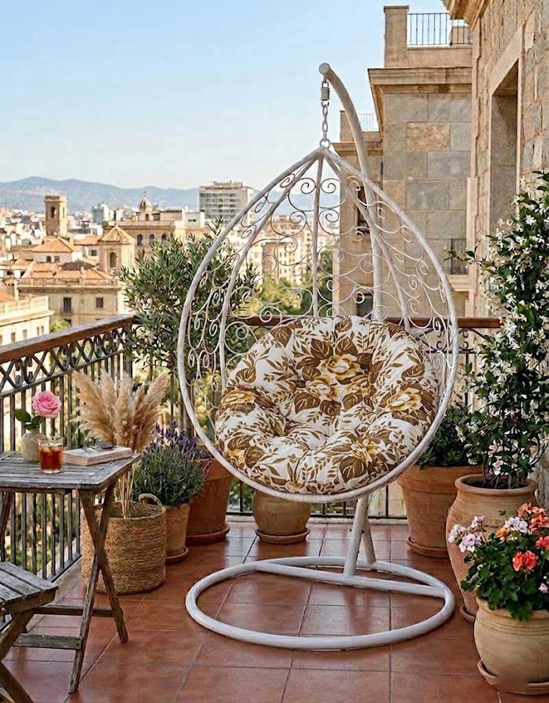 Jastuk 120cm Za Gnezdo Baštensku Ljuljašku RETRO BOUQUET