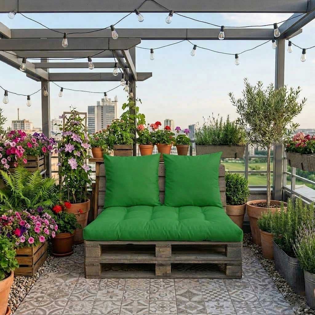 Komplet jastuka za garniture od paleta GREEN