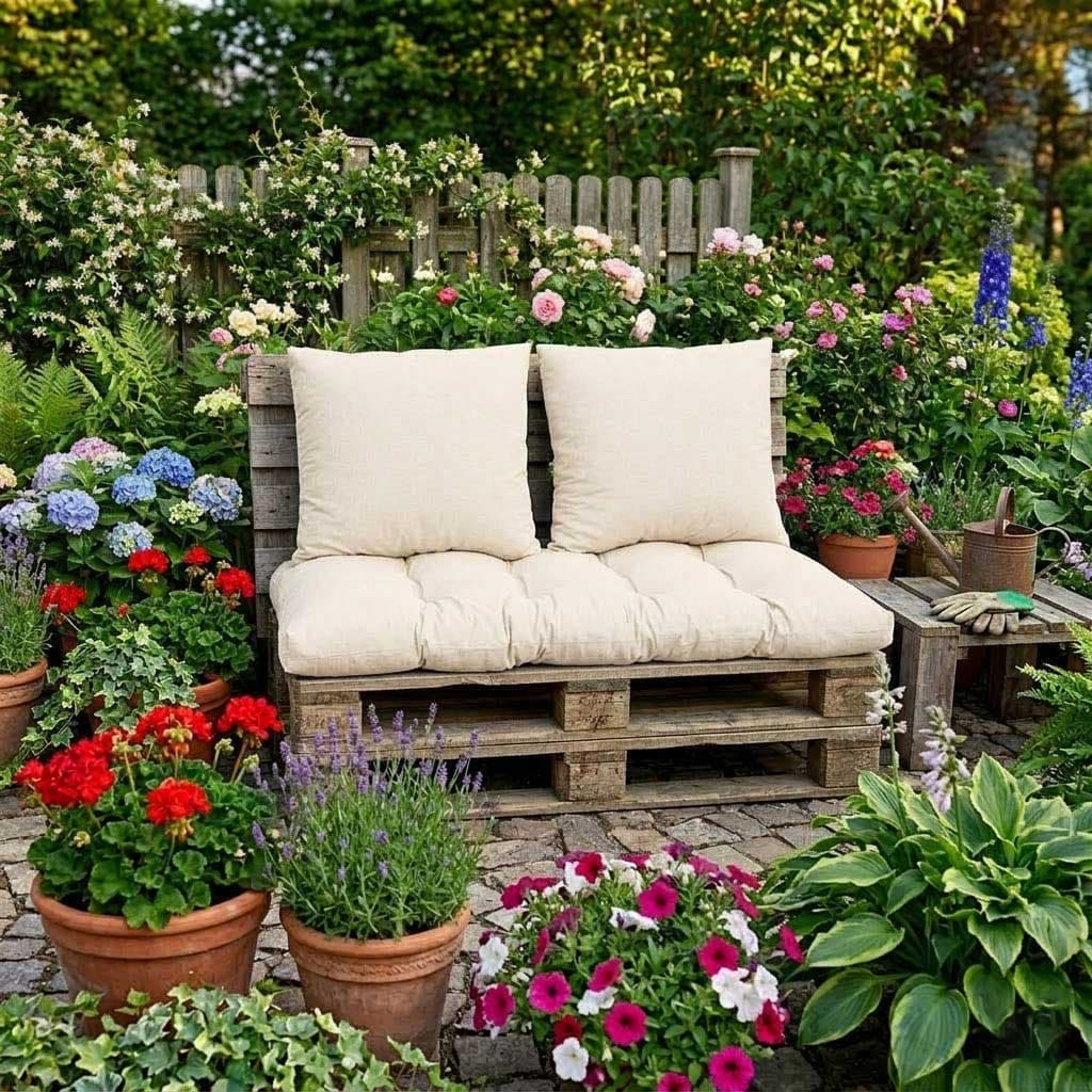 Komplet jastuka za garniture od paleta IVORY