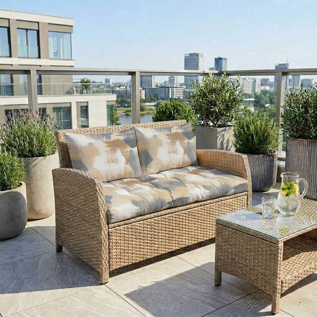 Jastuci za baštenski dvosed 130x50x50cm GREY JAM