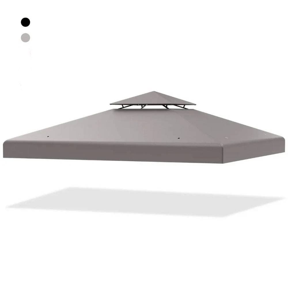 Zamensko Platno Za Krov Paviljona 3 x 3 m Siva Boja