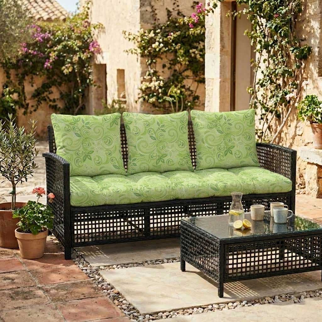 Jastuci za baštenski trosed 160x50x50cm FRESH GREEN