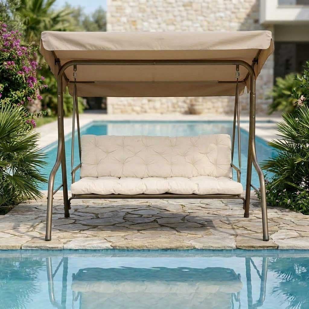 Jastuci za Baštensku Ljuljašku 180x65x65cm IVORY