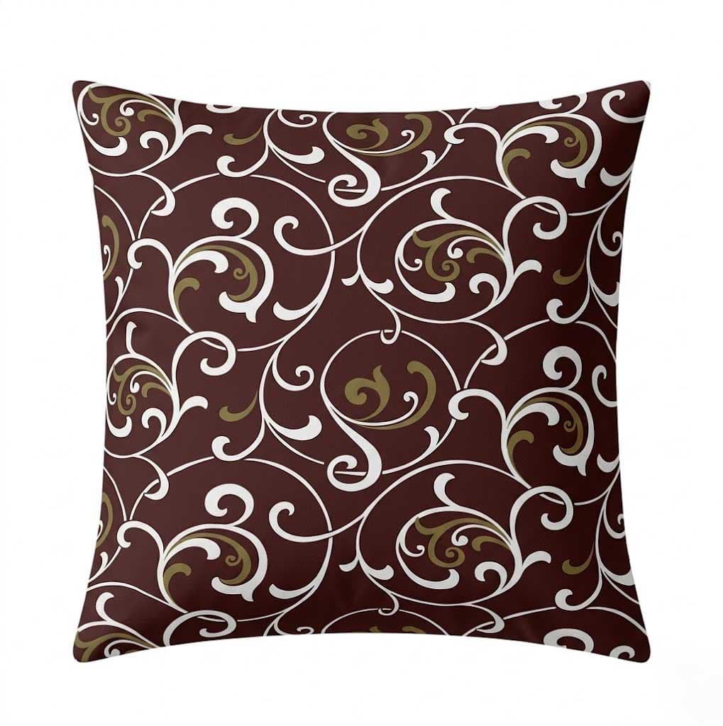Pamučni dekorativni jastuk 50X50cm 1 komad BROWN ORNAMENT