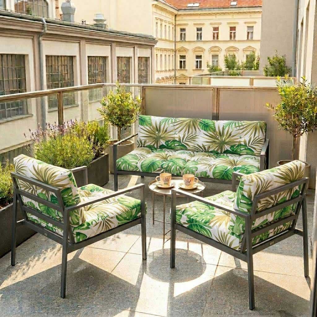 Jastuci Za Baštensku Garnituru Sa Niskim Naslonima - Dvosed i Dve Fotelje JUNGLE