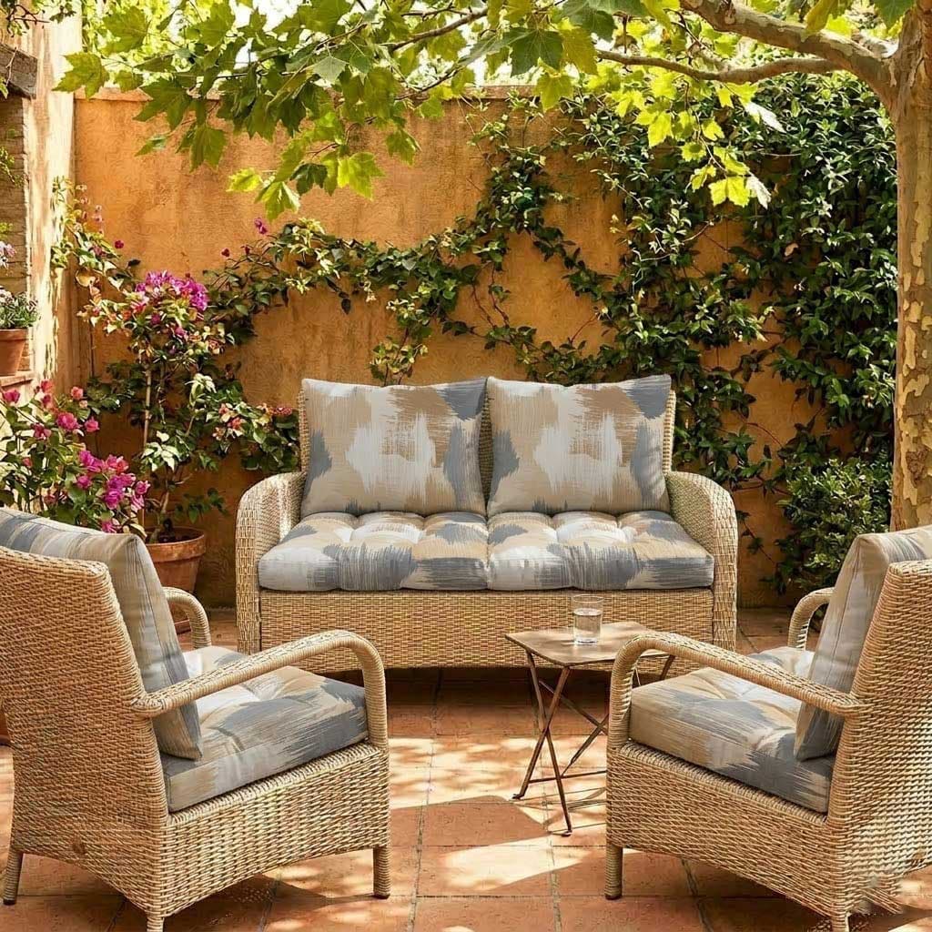 Jastuci Za Baštensku Garnituru - Dvosed 120cm i Dve Fotelje GREY JAM